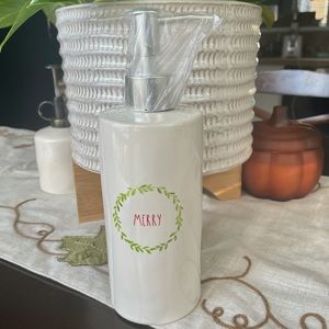 Rae Dunn Merry Soap Dispenser
